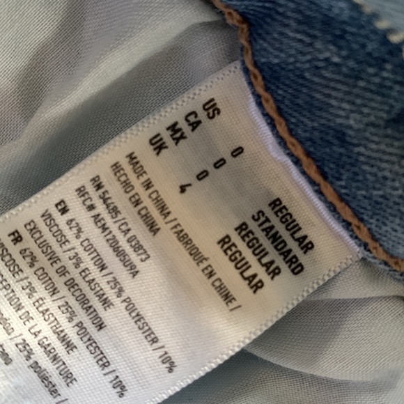 American Eagle sz 0 two pair bundle jegging jeans euc - Picture 8 of 11